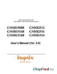Datasheet GMS81508BK производства Hynix